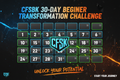 CFSBK 30-Day Beginner Transformation Challenge calendar graphic